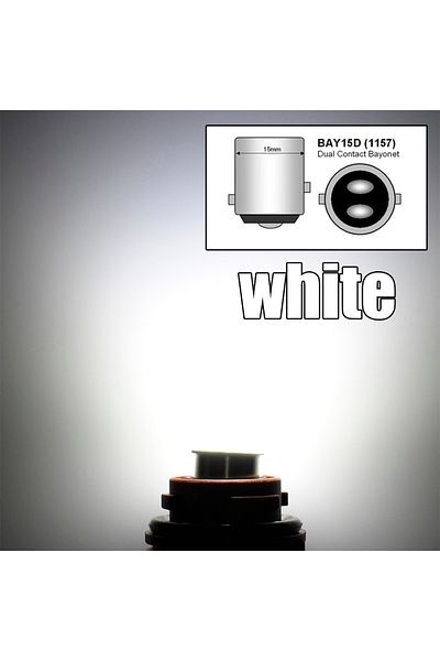 Choice 1157 أبيض قطعتان من Blalion قطعتان من P21/5w Ba15s 1156 لمبة ليد Py21w Bay15d 1157 مصباح إشارة انعطاف 12 فولت 700