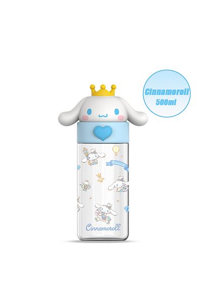 Choice Cinnamoroll 500ml Kawaii Sanrio Dolls Transparent Cup Cartoon Hello Kitty Kuromi Cinnamoroll Melody