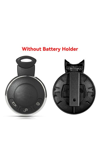 KEYYOU No Battery Holder Replacement 3 Buttons Remote Smart Card Car Key Shell Cover Case For Bmw Mi