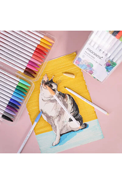 Monami 3000 Plus Pen Fine Liner Drawing Pen Set 24 Colors