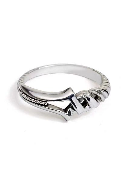 Choice Ring Rebuild Of Evangelion Spear Of Longinus Rings Unique Design Sword Rings Creative Silver Color A