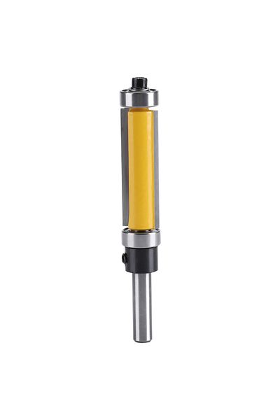 Choice Jya02525 Flush Trim Router Bit With Top And Bottom Bearing 1‑1/2inch H * 1/4inch Shank Woodworking T