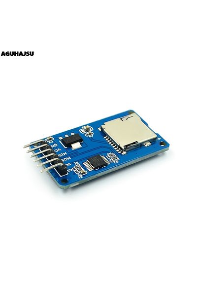 Si Tai&SH 1pcs/lot Micro Sd Card Mini Tf Card Reader Module Spi Interfaces With Level Converter Chip For Ar...