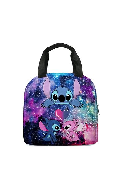 Choice A Stitch Lunch Bag Waterproof Insulation Bag Student Office Worker Lunch Bag Aluminum Foil School B.