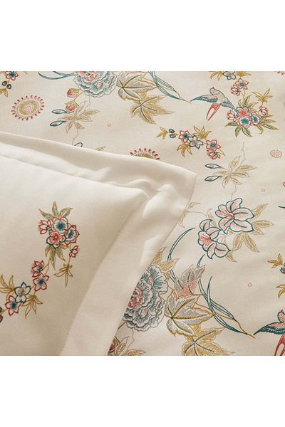 Karaca Home Mency Lyocell Krep Doppelbett-Bettwäsche-Set