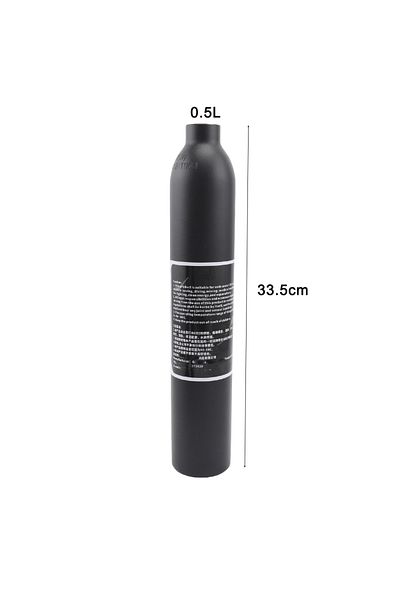 Choice 0.5l 300bar 4500psi Aluminum Co2 Cylinder Aquarium Air Tank M18x1.5 Thread High Pressure Cylinder Ox