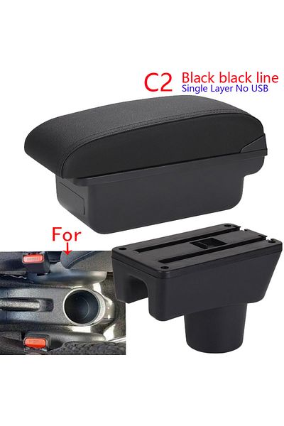 Choice C2 Black Line No Usb For Mitsubishi Attrage Mirage Armrest Box For Dodge Attitude Mitsubishi Space S
