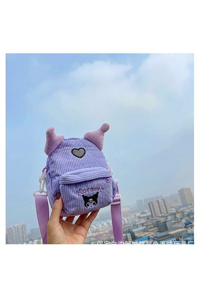 Choice Kuromi Kawaii Sanrio Plush Bag My Melody Kuromi Cartoon Animal Handbag Cute Cinnamoroll Storage Tote
