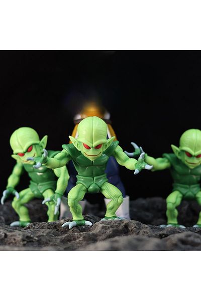 Choice 3pcs 9cm Dragon Ball Z Figure E Prize Grower Saibaiman Pvc Action Figures Collection Model Toys For