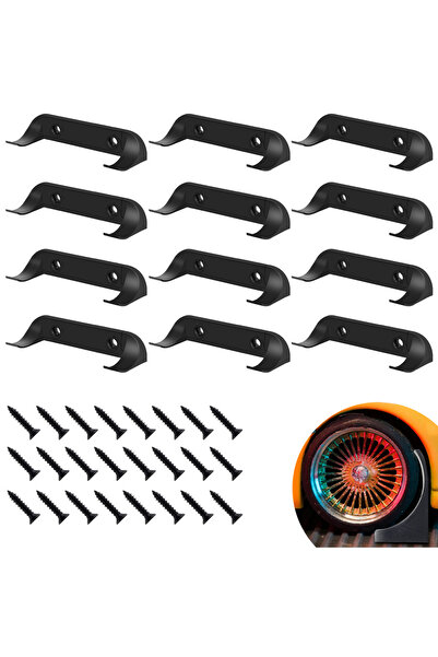 Choice 12 قطعة 12/20 قطعة من حامل عرض ثابت للسيارات بواسطة عجلات على رف عرض ا...