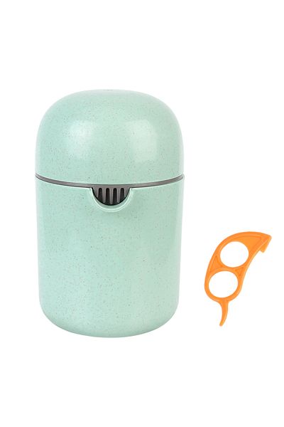 HOOMIN Light Green Mini Fruit Juicer Orange Citrus Manual Fruit Squeezer Machine Tool Portable Lemon Juicer