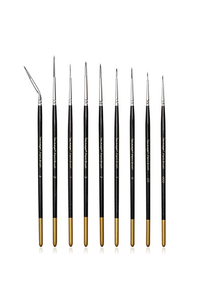 Choice Dainayw Fine Detail Paint Brush Set - 9 Pieces Miniature Brushes for W...