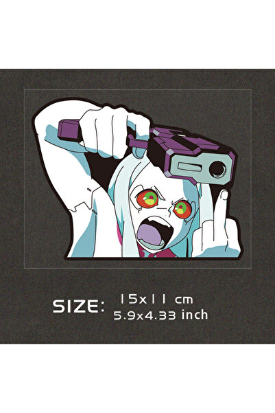 Choice1 ملصقات سيارة A-229 L مقاس 15x11 سم، ملصقات كرتونية مرحة مخصصة للنافذة...