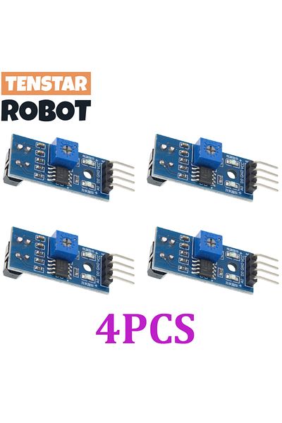 Choice 4pcs Tcrt5000 Module 4pcs Tcrt5000 Infrared Reflective Sensor Ir Photoelectric Switch Barrier Line T