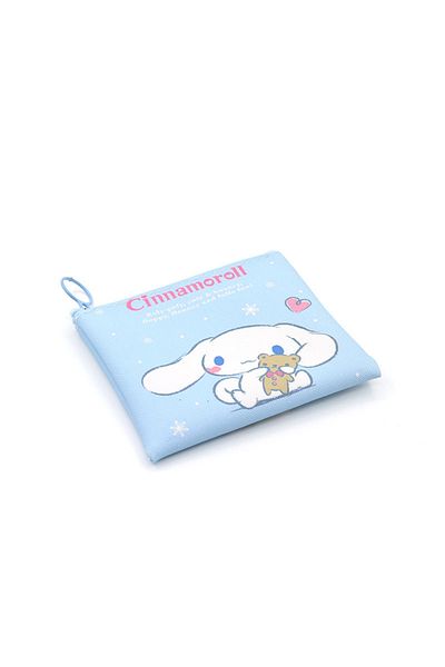 Choice 4 Sanrio Kawaii Kuromi Coin Pouch Purse Korean Cute Girl Children's Creative Short Portable Wallet .