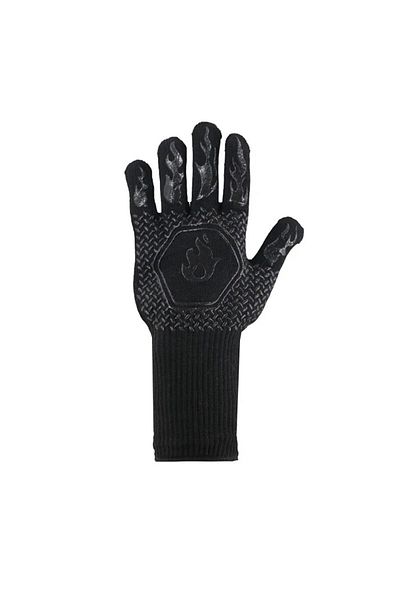 Choice Black 1pc High Temperature Protective Gloves, Resistant To High Temperature Of 800 Degrees, Silicone