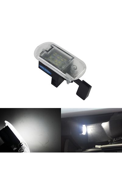 Choice مصباح إضاءة صندوق القفازات الداخلي LED أبيض من نوع كانبوس 6000 كيلو أبيض من Angrong 1x لسيارة فولكس فاجن بيتل بورا كادي جي الجديدة