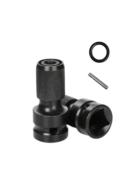 DUTRIEUX 1pcs 1pc Square Drive Sockets, 1/2 Inch Square To 1/4 Inch Hex Ratchet Socket Wrench Adapter Spanner