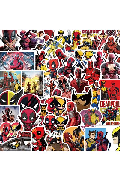 Choice 50pcs 50pcs Disney Deadpool Stickers Cartoon Movies Diy Diary Laptop Luggage Skateboard Graffiti Fun