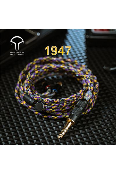 Choice 4.4-2pin Yongse 1947 New Arrival Single Crystal Copper Silver Plated Earsphones Cable