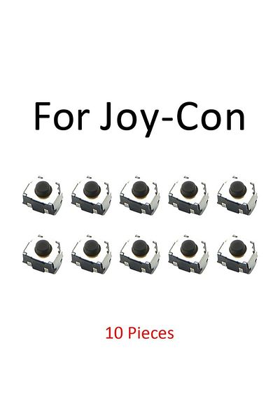 DITIPOO Light Blue 10pcs Micro Switches L R Button Shoulder Trigger Replacement Parts For Nintendo Switch Jo