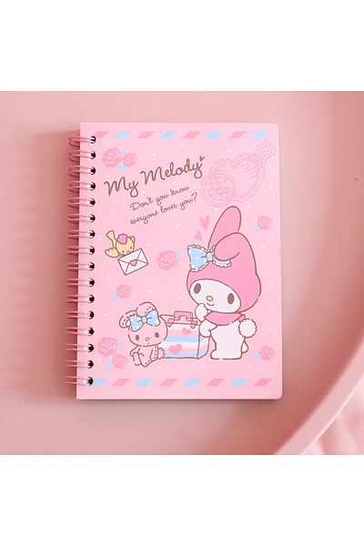 Choice Mld Kawaii Sanrios A6 Notebooks Cinnamonroll Kuromi My Melody Anime Notepads Cute Cartoon Weekly Pla
