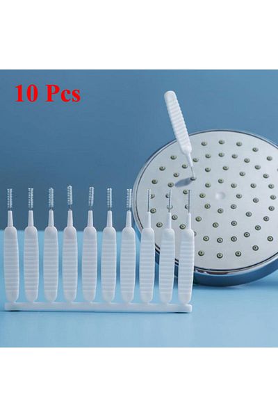 Choice 10pcs 10 Pcs Faucet Shower Head Cleaning Brush White Brush Pore Gap Anti-clogging Nylon For Kitchen