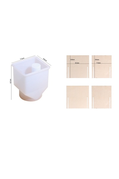 Choice 1 مجموعة من 1 قالب سيليكون على شكل منزل صغير لأنبوب اختبار الزراعة الم...