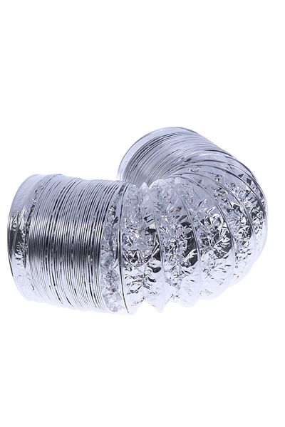 Choice 4 Inch 100mm Ventilator Pipe PVC Aluminum Tube Air Ventilation Hose Flexible Exhaust Duct 3/2M Sy...