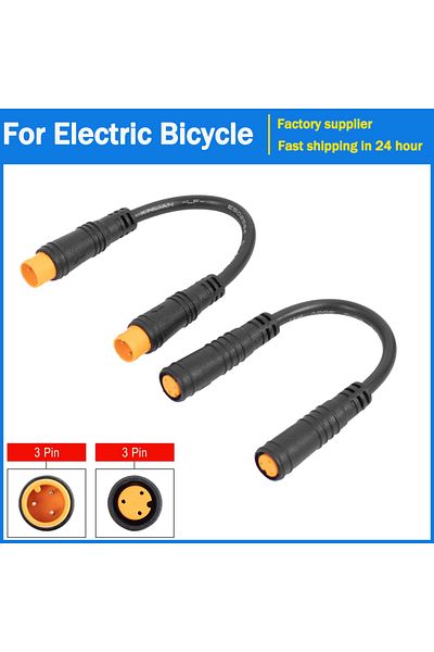 Choice 3 Pin Sensor Thumb Throttle Cables for Electric Bicycle Male-Male /Female-Female Waterproof Unive...