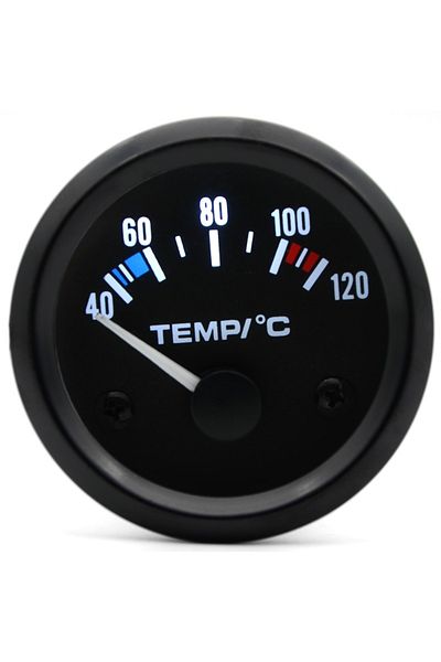 Choice Celsius Dragon Gauge Water Temp Car Gauge 2" 52mm 40~120 Celsius / 100~250 Fahrenheit Temperature 12