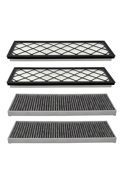 Choice 4pcs Full Set 4pcs Cabin Air Filter Hepa For Tesla Model Y Air Intake Filter Replacement With Activa