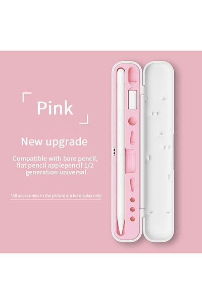Choice علبة وردية لقلم Apple Pencil Pro 2 1 غطاء لقلم Apple Pencil من الجيل الثالث من الجيل الثاني من الجيل الأول