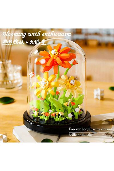Choice 7239 Diy Micro Flower Building Blocks Mini Bricks Particles Eternal Life Flowers Home Decoration Ass