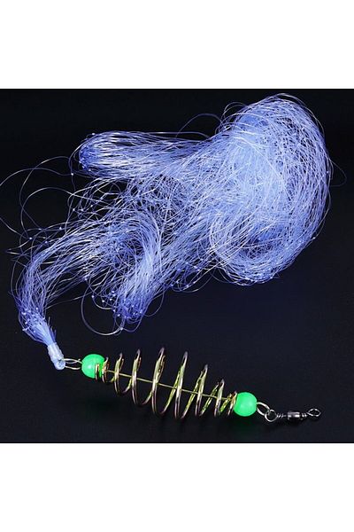 Choice 5 Size 1pcs Multi Size Fishing Net Luminous Netting Trap Mesh Fishnet Tackle Design Copper Spring Sh