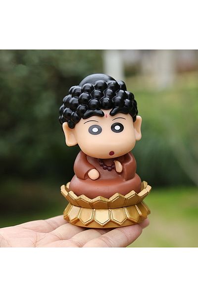 Choice Brown-no Box 10cm Crayon Shin-chan Anime Figure Crayon Shin-chan Cos Buddha Action Figure Pvc Statue
