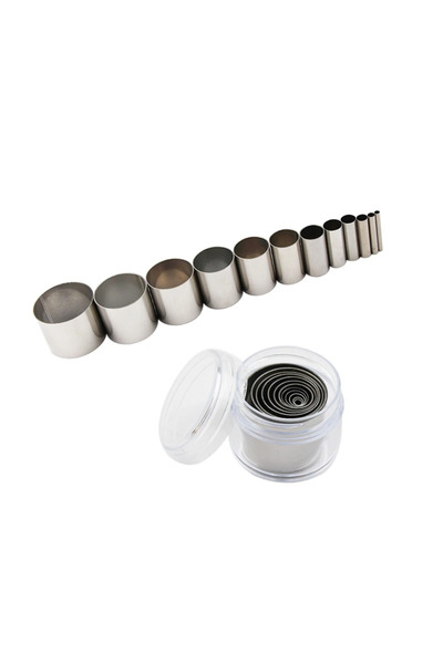 Choice قوالب قطع دائرية من الصلصال البوليمري من الفولاذ المقاوم للصدأ أدوات قطع دائرية من الصلصال الناعم أدوات تقطيع الفخار والسيراميك