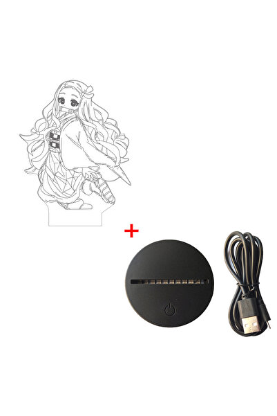 Choice مصباح ليد ليلي بـ 16 لونًا من قاتل الشياطين، كيميتسو نو يايبا، نيزوكو ...