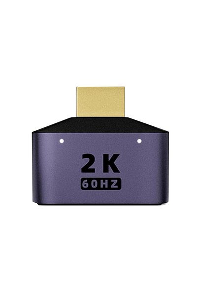 DIXSG محول HDMI مزدوج من Purple Hdmito، محول شاشة مزدوج الإخراج Hd 2k، من 1 إلى 2 HDMI إلى اثنين HDM