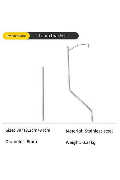 Choice Lamp Bracket Outdoor Igt Table Supply Portable Light Pole Bracket Stainless Steel Desktop Bracket Ca