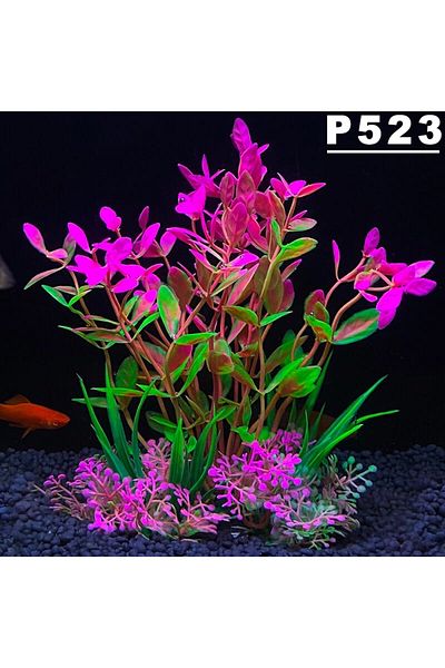 Choice P523 Fish Tank Ornament Plant Aquarium Artificial Decor Plants Simulation Water Grass Fish Bowl Plas