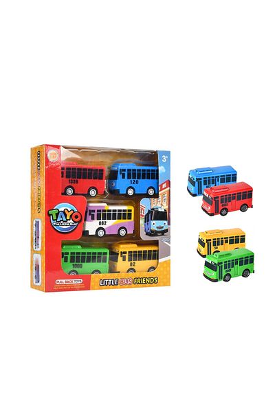 Choice bus Mini Boomerang bus Pull Back Car can Open the Door Small Bus set Toys Educational toys for child
