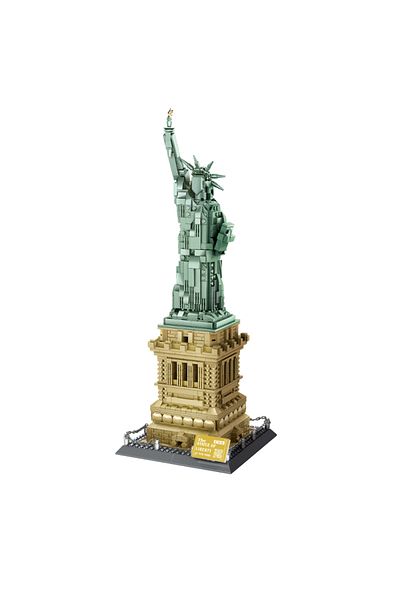 Choice No Box Wg5227 1577pcs Bricks 1/ 1 World Architecture Liberty Statue Model Building Blocks/plastic To