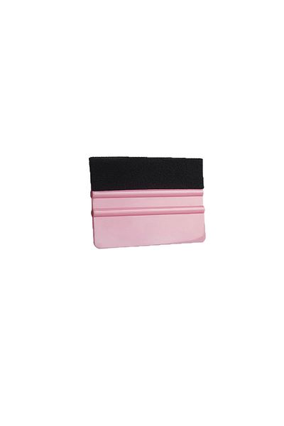 Choice 1pc Pink Felt Edge Squeegee Window Tinting Tool Car Vinyl Wrap Scraper Plastic Spatula Scratch Free