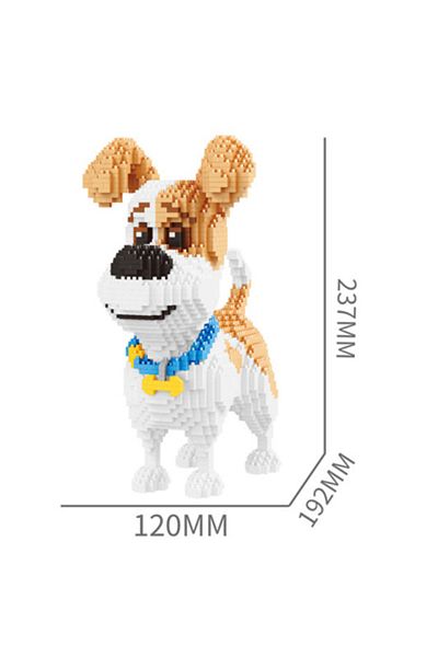 Choice 16013 No Box 2000 Pcs 16013 Mike Dog Building Blocks Diamond Micro Small Particles Spelling Toy Pet