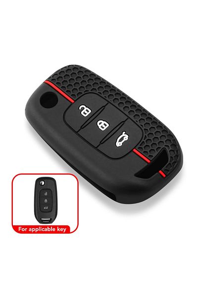 Choice 3 Button Silicone Car Remote Key Case Cover For Renault Sandero Stepway Logan 2 Clio 5 Arkana Captur