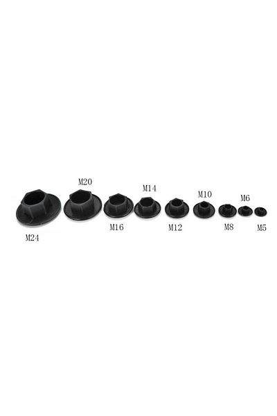 Choice 20pcs Hex Socket Allen Bolt Screw Nut Hexagon Head Cover Cap Protector Fasteners Screws Covers Ca...