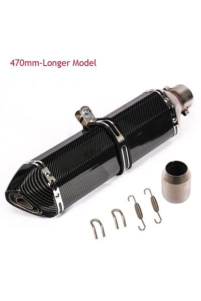 Choice Type C With Sticker 51mm Universal Accessories Motorcycle Exhaust Pipe Modified Muffler Pipe Echappe