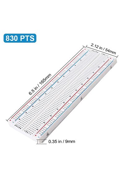 Choice 400 830 750 Tie Points PCB Breadboard Power Board Mini Test Protoboard For DIY Bus Test Circuit B...