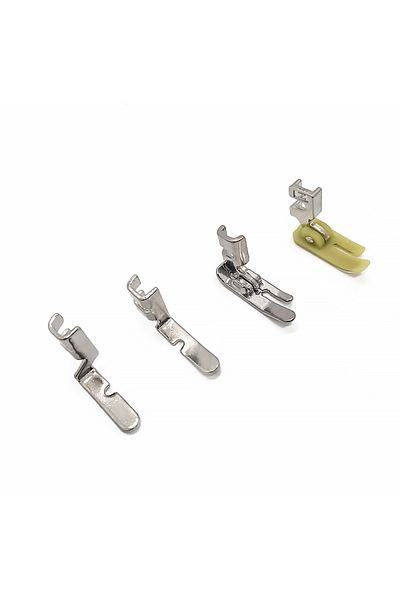 Choice Multi 4pcs Old Sewing Machine Zipper Presser Foot Set (iron Presser Foot, Plastic Presser Foot, Left